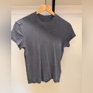 Pilcro Blue Charcoal Short Sleeve Tee